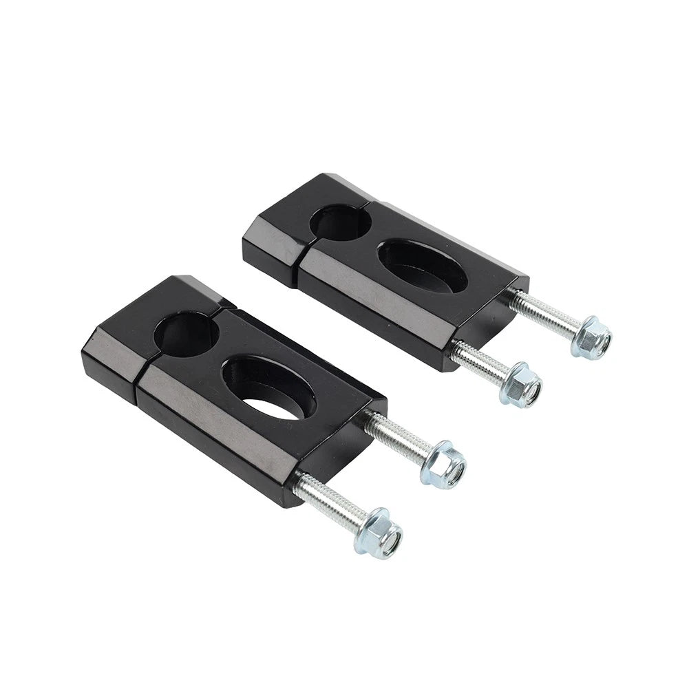 22mm 7/8" Motor HandleBar Mount Clamp Risers For 50-125cc Dirt Pit Bike Black
