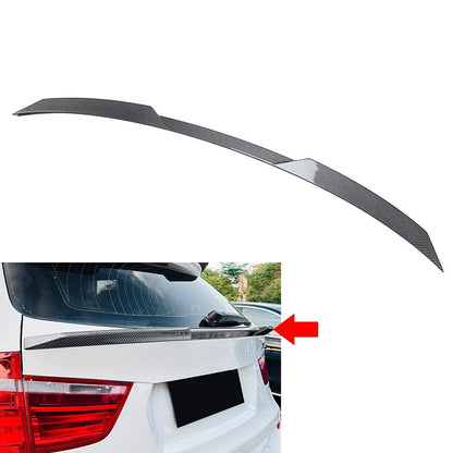 Rear Center Trunk Wing Rear Tail Middle Spoiler Lip For BMW X3 F25 11-17 Car Blk
