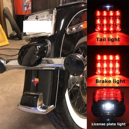 LED Brake Tail Light For Harley Touring Road King Glide Dyna Sporster XL Softail