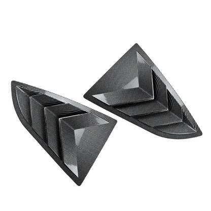 Carbon ABS Rear Shutter Window Louver Cover For Toyota GR86 For Subaru BRZ 22-24