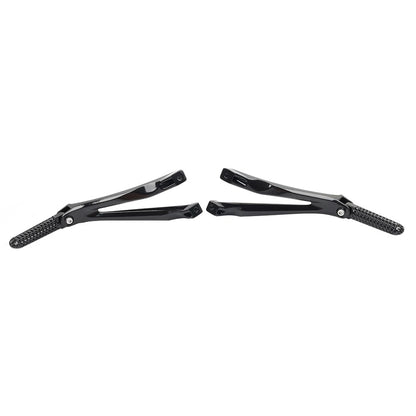 Rear Passenger Footrests Foot Pegs Bracket For Yamaha YZF R1 2004-2008 Black