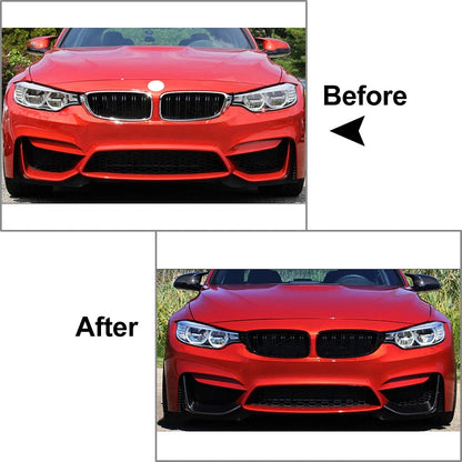 1Set Front Bumper Lip Spoiler Black For BMW F80 M3 F82 F83 M4 2015-2020 US Stock
