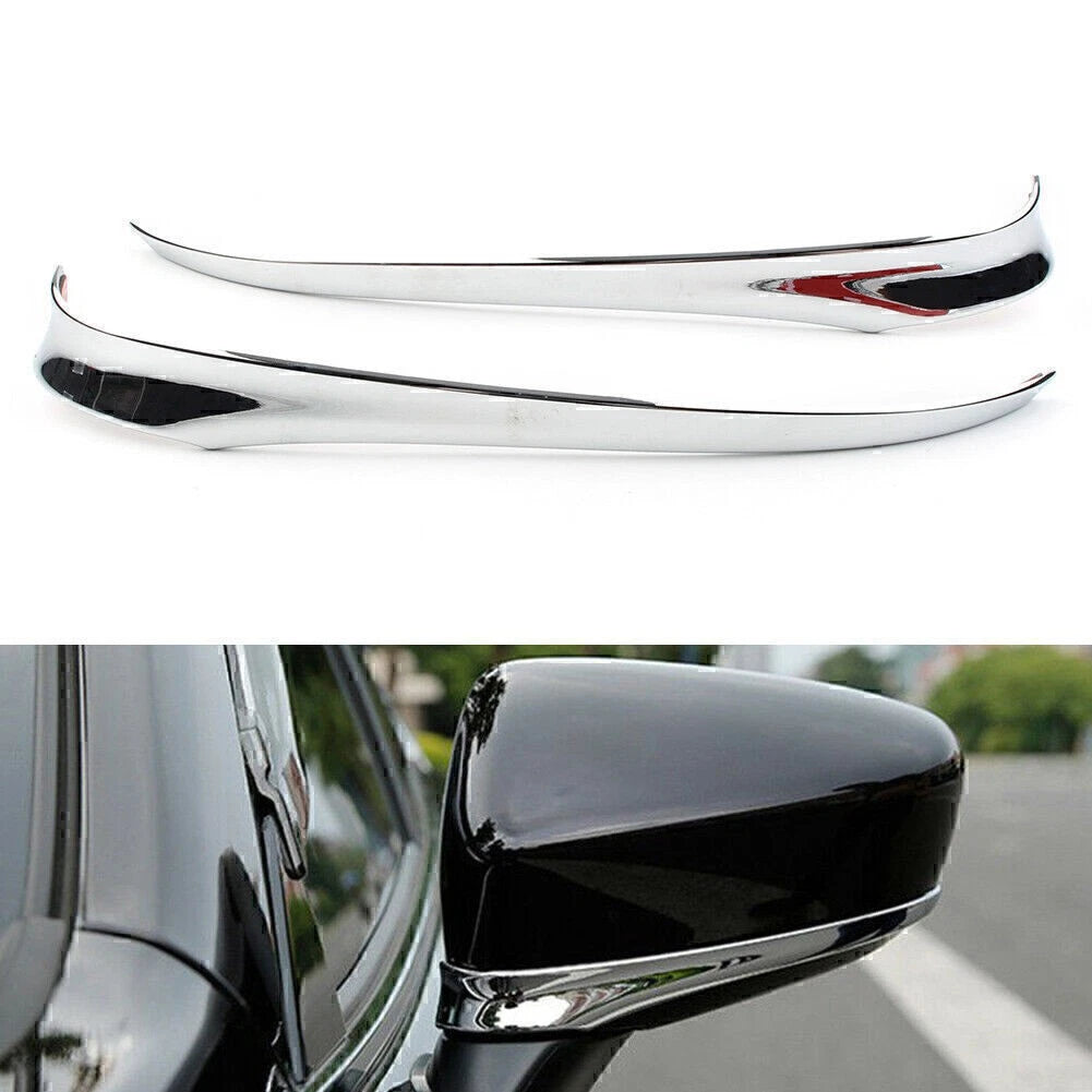 Chrome Side Door Rear View Mirror Cover Trim Strip For Mazda 6 Atenza 2013-2017