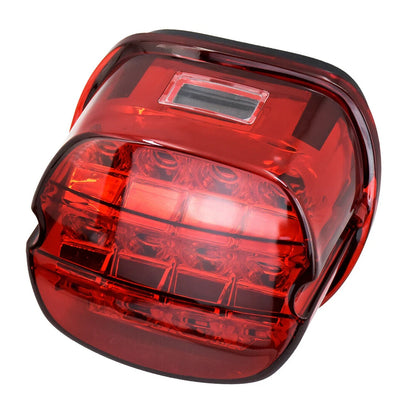 Motorcycle Red Lens Tail Rear LED Light Brake For Harley Dyna Softail Sportster