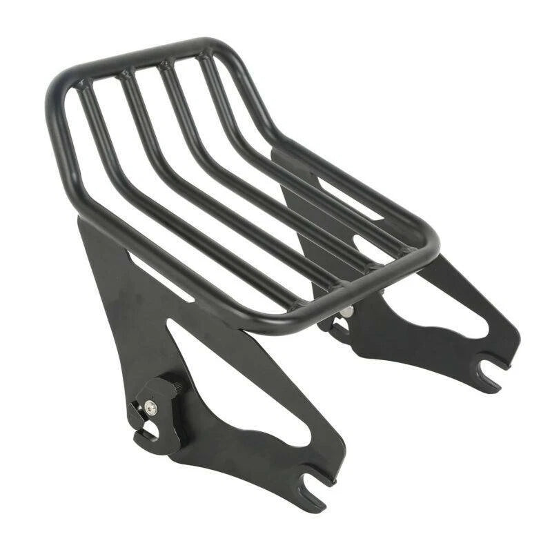 Sissy Bar Backrest Pad Luggage Rack & Docking Kit Fit For Harley Touring 09-13