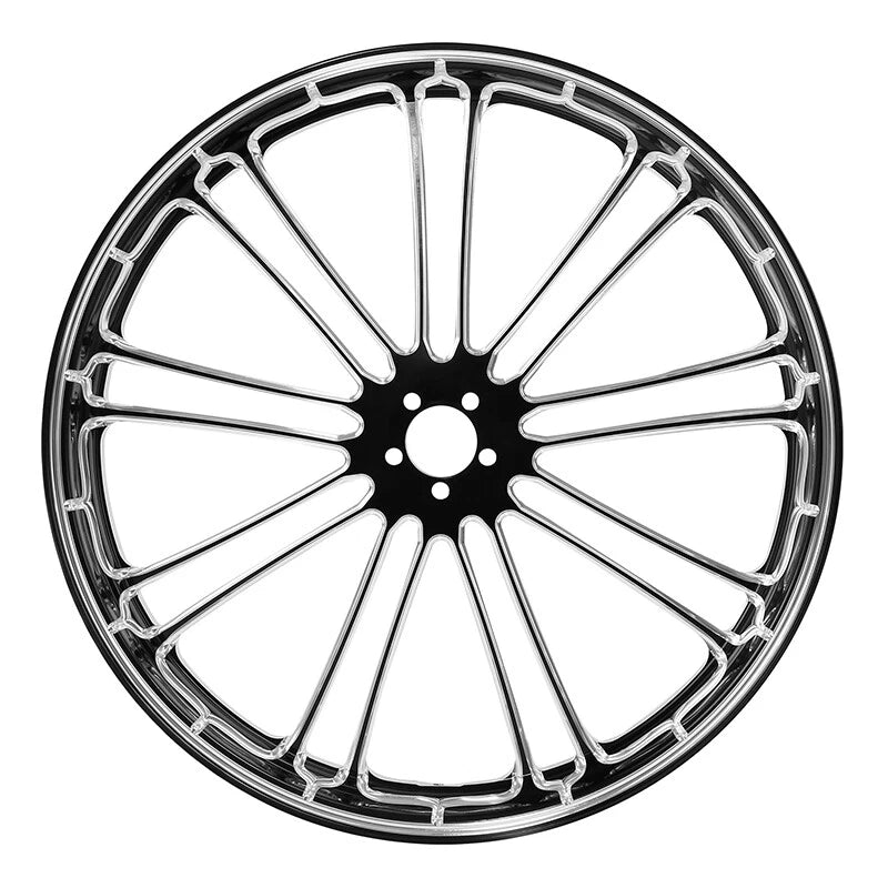 23"X3.5" Front Wheel Rim Dual Disc Hub Fit For Harley Road Glide King 08-25 ABS