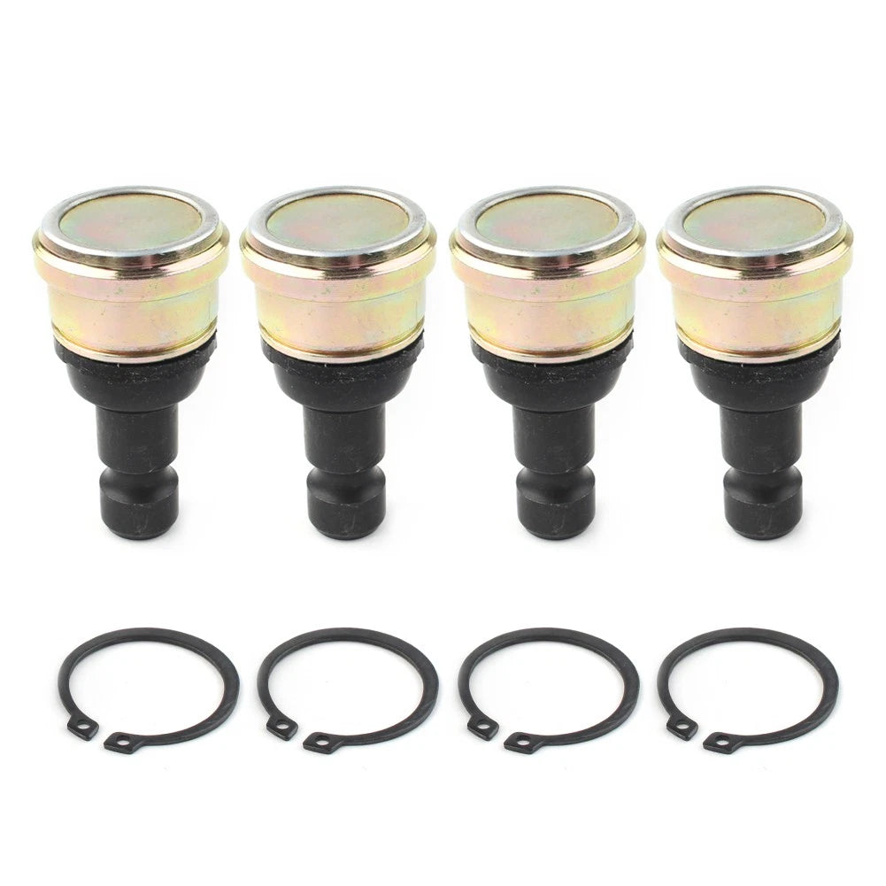 4 Front Suspension Lower and Upper Ball Joint For Polaris Ranger XP 900 1000