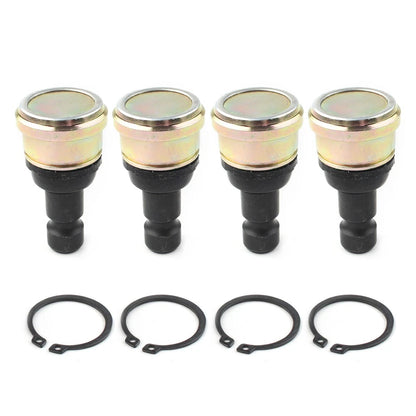 4 Front Suspension Lower and Upper Ball Joint For Polaris Ranger XP 900 1000