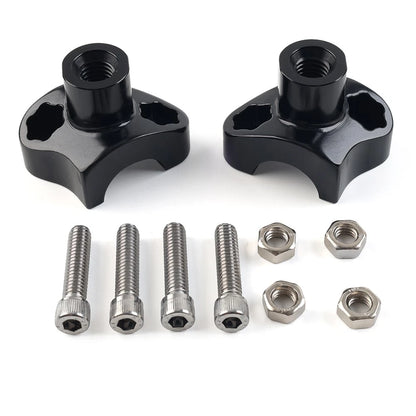 1.7 Tall Handlebar Risers For Harley-Davidson Dyna For Harley Street bob Black