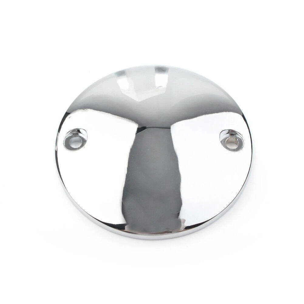 2 Hole Engine Derby Timer Timing Cover Fit For Harley Big Twin  Sportster Chrome