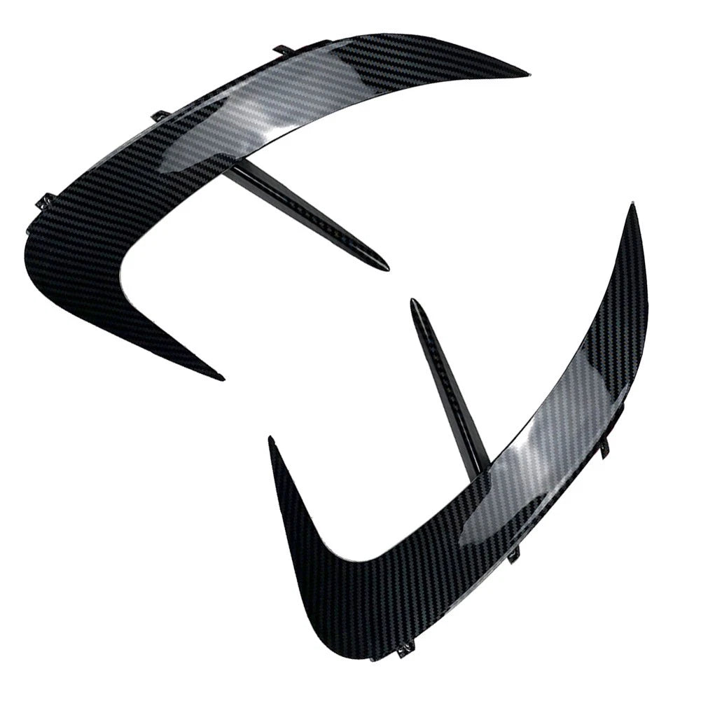 2X Rear Bumper Splitter Spoiler Canard Air Vent For Mercedes Benz C-Class W206
