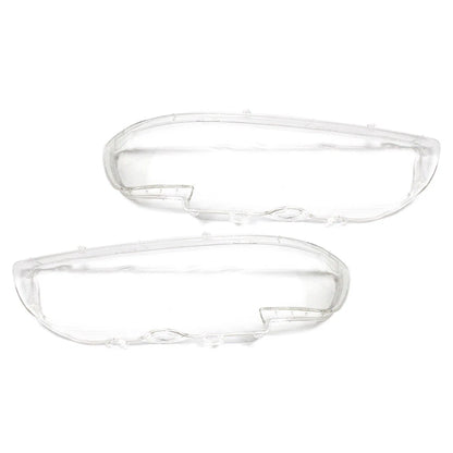 Front Headlight Lens Shell Cover Replacement For BMW 5 Series E39 2001-2003 PAIR