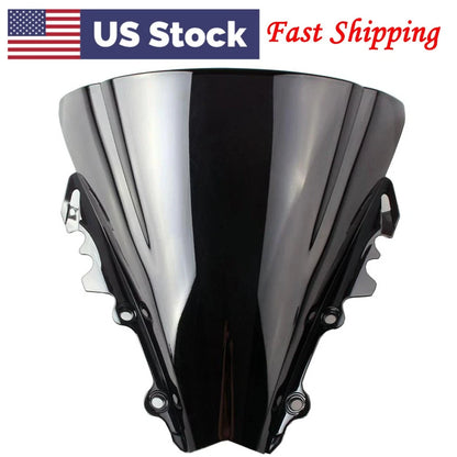 Motorcycle Double Bubble Windscreen Windshield Fit For Yamaha YZF R6 2006 2007