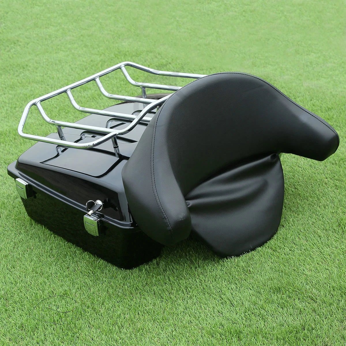 Chopped Pack Trunk Rack Fit For Harley Touring Street Road Glide 1997-2013