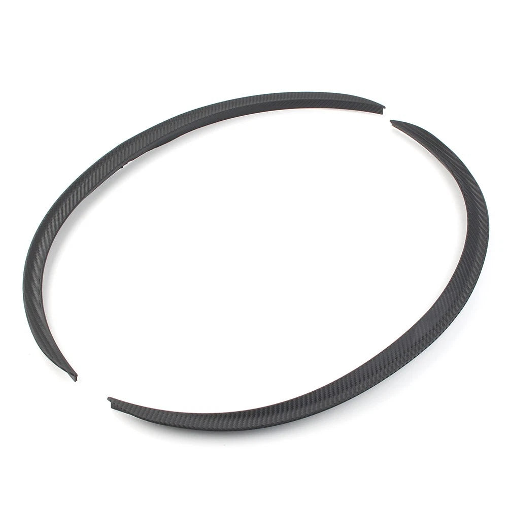 Carbon Fiber Car Wheel Eyebrow Arches Lips Fender Flares Protector Trim Cover