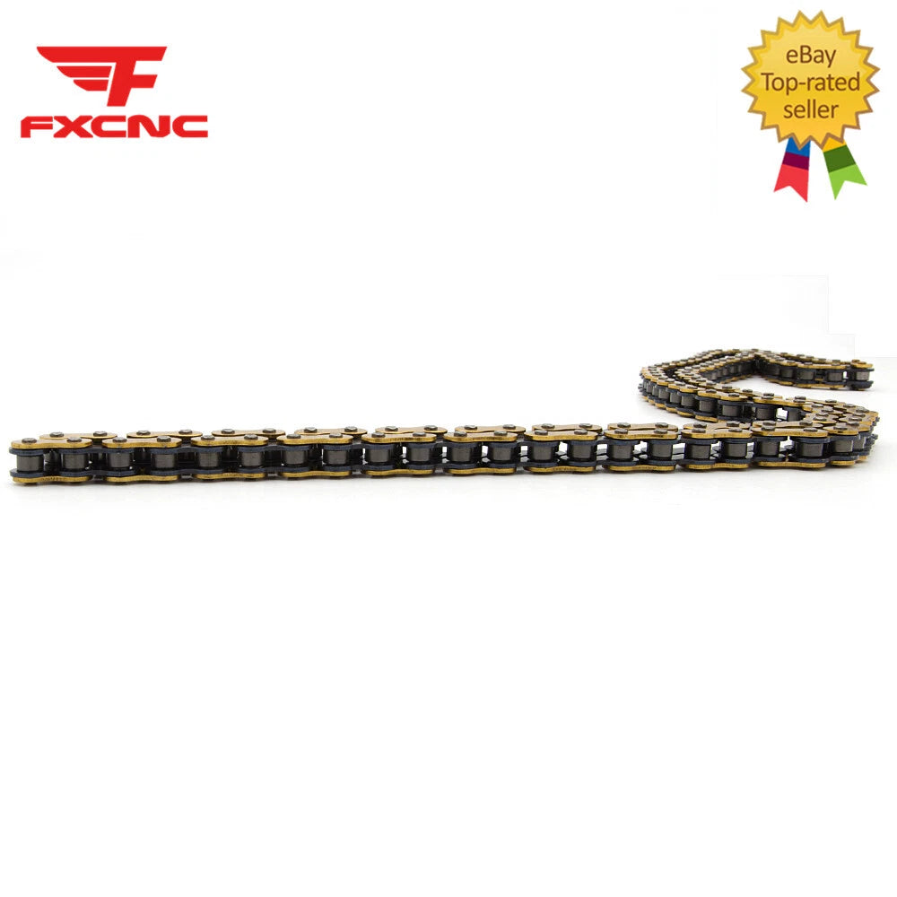415H Motorcycle Chain 49cc 50cc 60cc 66cc 80cc Motorized 110 Links Steel 1pcs