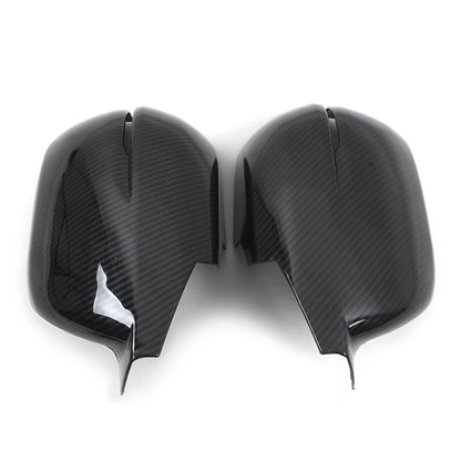Carbon Fiber style Rearview Side Mirror Cover Caps Trim For Honda CR-V 2017-2019