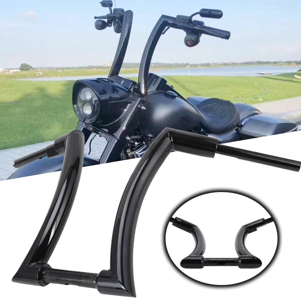 16" Rise 2" Ape Hanger Handlebar Handle Bar For Harley Touring Sportster XL Dyna