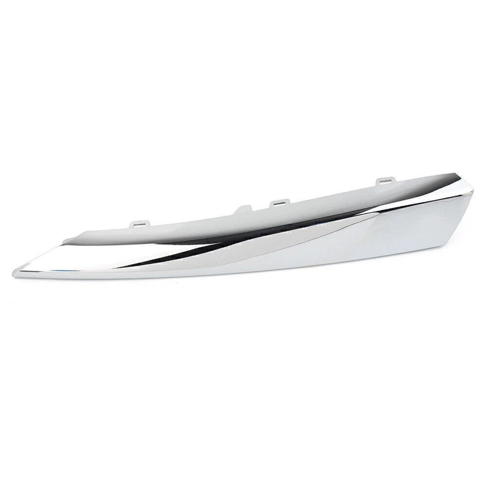 Fit Jaguar XF 2012-2015 Left Front Side Grille Chrome Molding Trim ABS Plastic