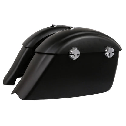 Matt Black Saddlebag Audio Lid Electronic Latch For Indian Chieftain Roadmaster