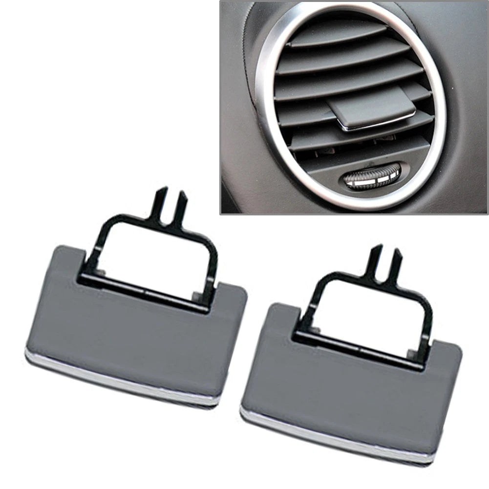2x A/C Air Vent Outlet Tab Repair Kit Fit Mercedes W164 X164 ML GL Class Grey