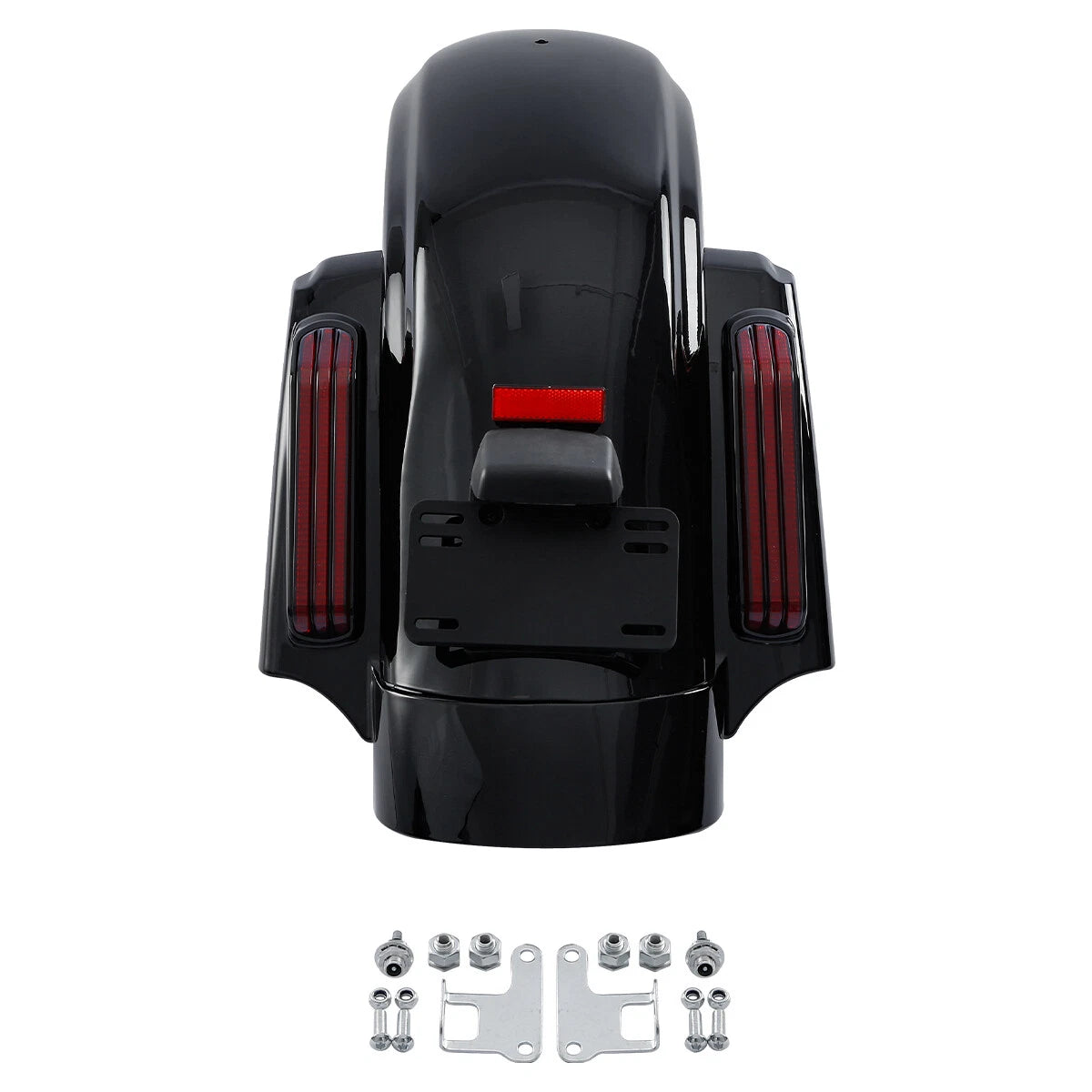 4" Extended Hard Saddlebags &Rear Fender Fit For Harley Touring Glide 2014-24 23