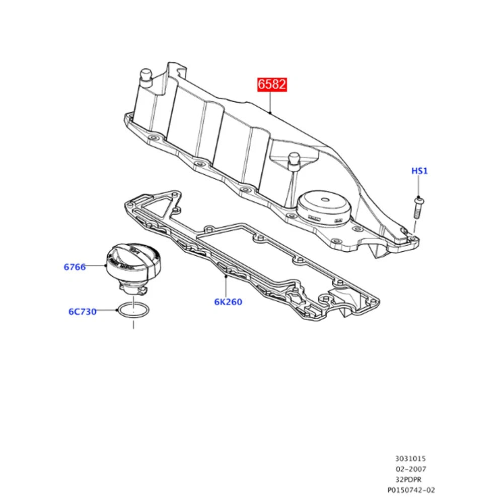 Engine Valve Cover Repair Kit For Land Rover Freelander 2 For Volvo XC60 S80