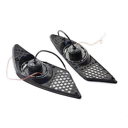Pair Front Bumper FogLight Grill with light For Mercedes Benz C CLASS W204 08-10