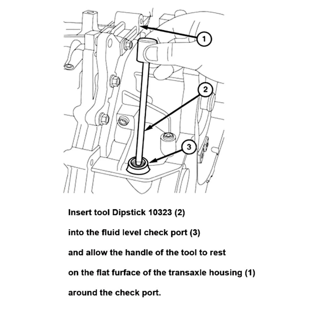 Transmission Dipstick Tool For Chrysler For Jeep 6F24 Automatic Trans 10323A