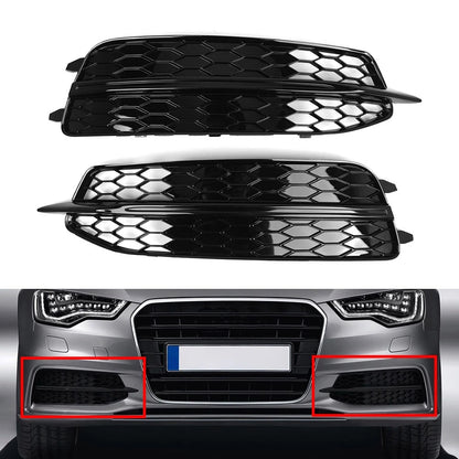 Front Bumper Lower Grille 4G0807681D 4G0807682D For Audi A6 C7 S LineS6