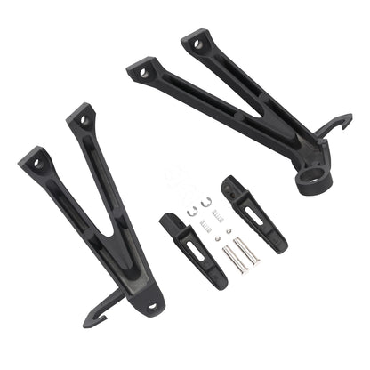 Passenger FootPegs Bracket Mount Fit For Suzuki GSXR600 GSX-R750 2011-2026 12 13
