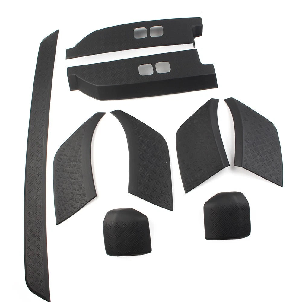 9Pcs Matte Black Side Moulding Body Kits For Land Rover Defender 90 110 20-23 US