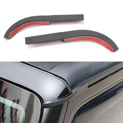 Water Rain Gutter Extension Trim  Cover Fit Jeep Wrangler JK 2007 2008 - 2017