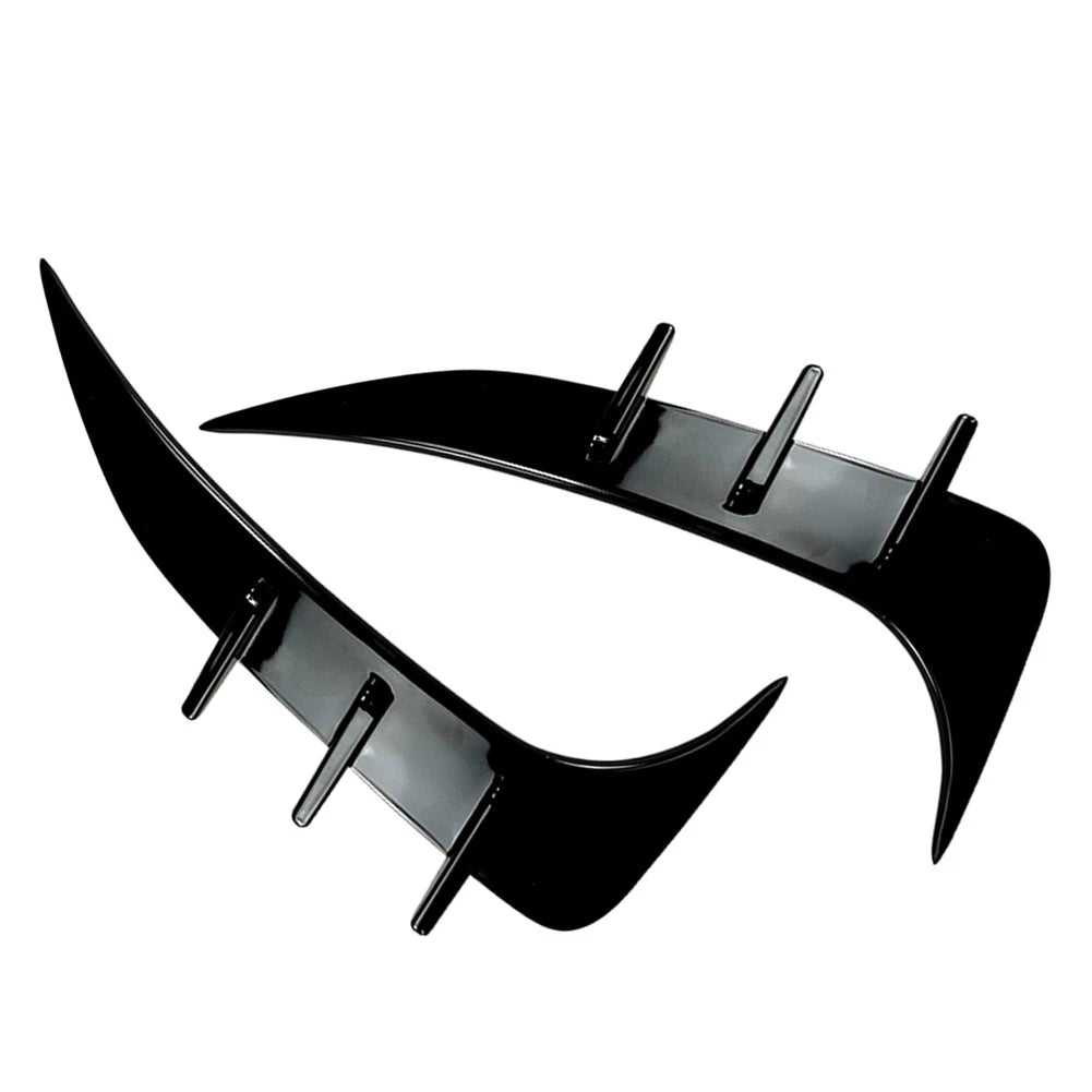 2pcs Black Rear Bumper Spoiler Side Wing Lip For BMW 2 Series F44 M Sport 20-23