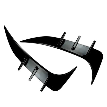 2pcs Black Rear Bumper Spoiler Side Wing Lip For BMW 2 Series F44 M Sport 20-23