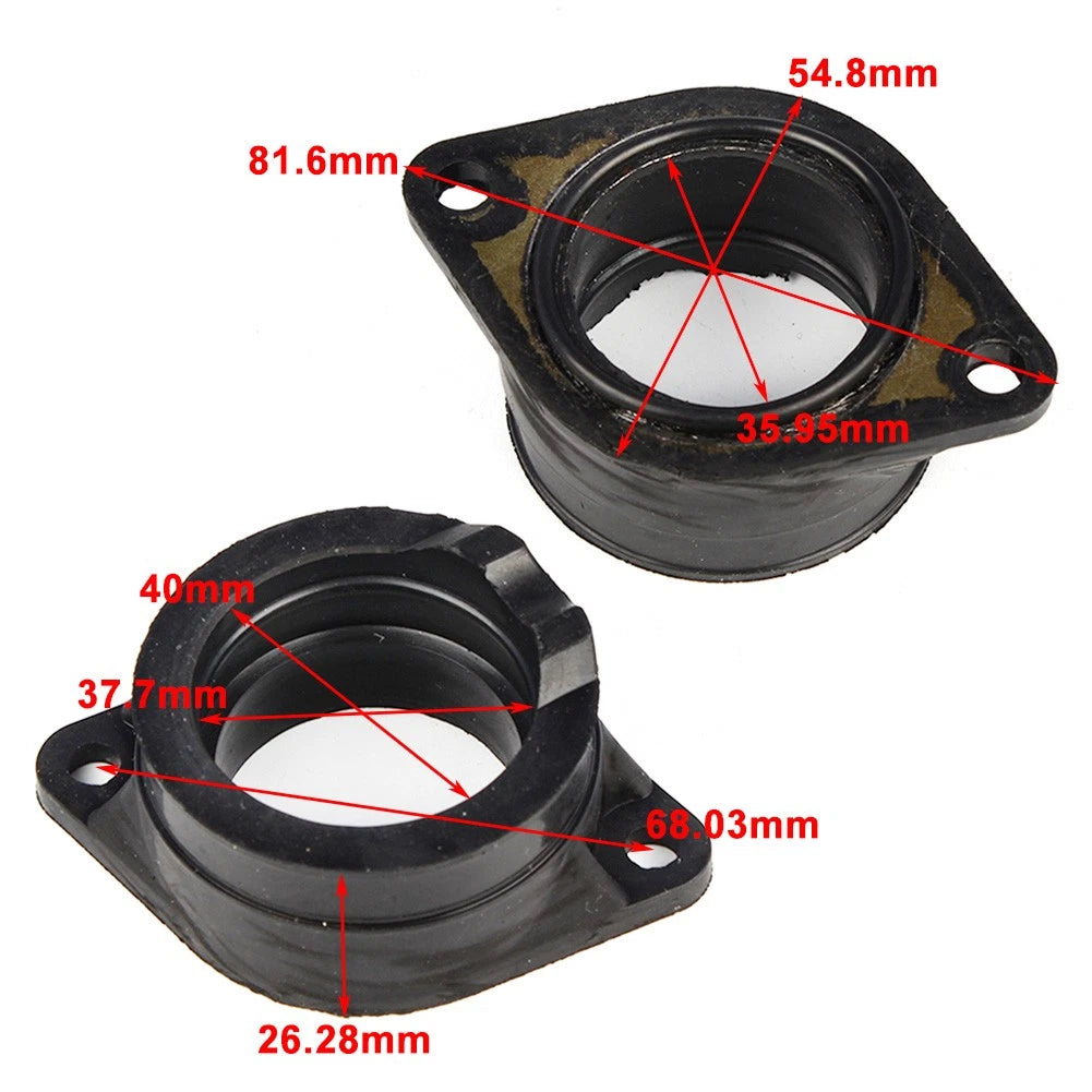 Motorbike Carburetor Intake Manifold Adapter Holder For Suzuki DR250 1982-1987