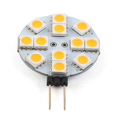 Indoor Car RV Landscape G4 Socket Light Bulb Lamp 5050 SMD 12 Bulb Warm Light