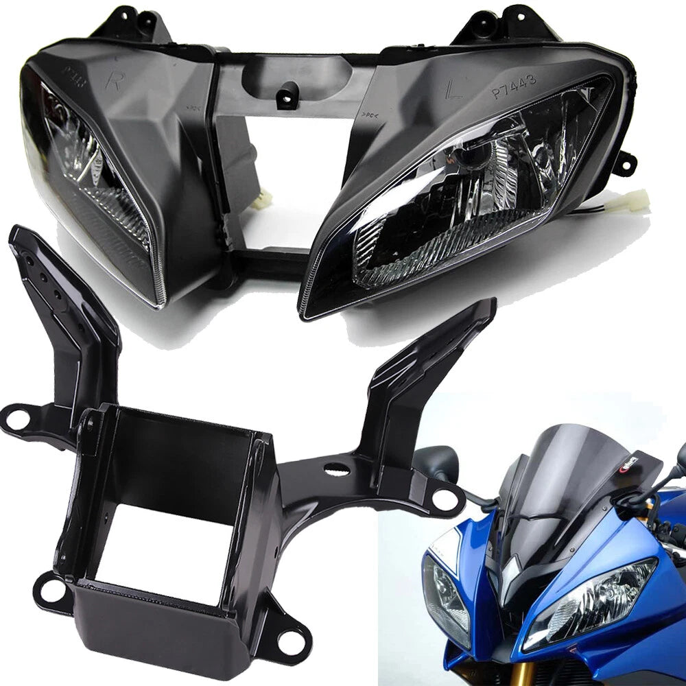 Headlight & Upper Fairing Stay Bracket Assembly For Yamaha YZF R6 YZF-R6 2008-16