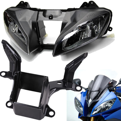 Headlight & Upper Fairing Stay Bracket Assembly For Yamaha YZF R6 YZF-R6 2008-16