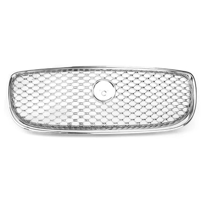 Chrome Front Bumper Hood Radiator Grille Mesh Grill For Jaguar XE 2015-2018 16