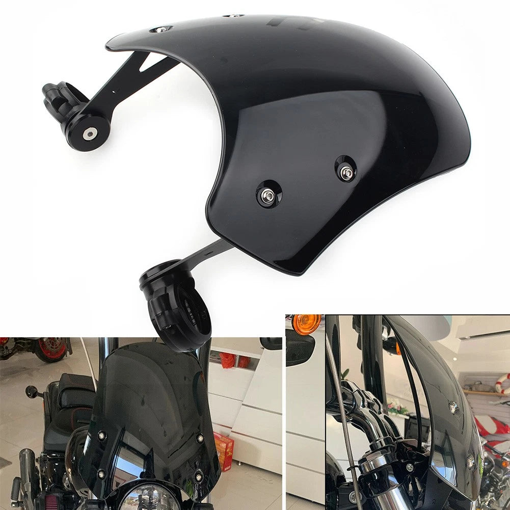 ABS Motorcycle Windscreen Windshield For Harley Dyna/Softail  XSR900 2016-2019