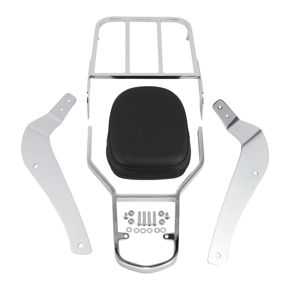 Sissy Bar Back Rest Luggage Rack Fit For Suzuki Intruder/Volusia VL800 2001-2011