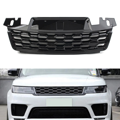 Front Grille Upper Grill For Range Rover Sport 2018-2021 Glossy Black