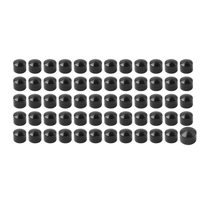 60X Engine Screw Bolt Cover Kit For Harley Dyna Softail Touring Road Glide Black