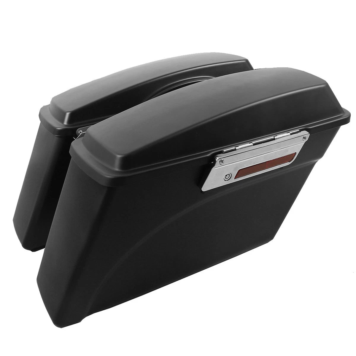 Matt Black Hard Saddlebags Bag Trunk Fit For Harley Touring Electra Glide 94-13