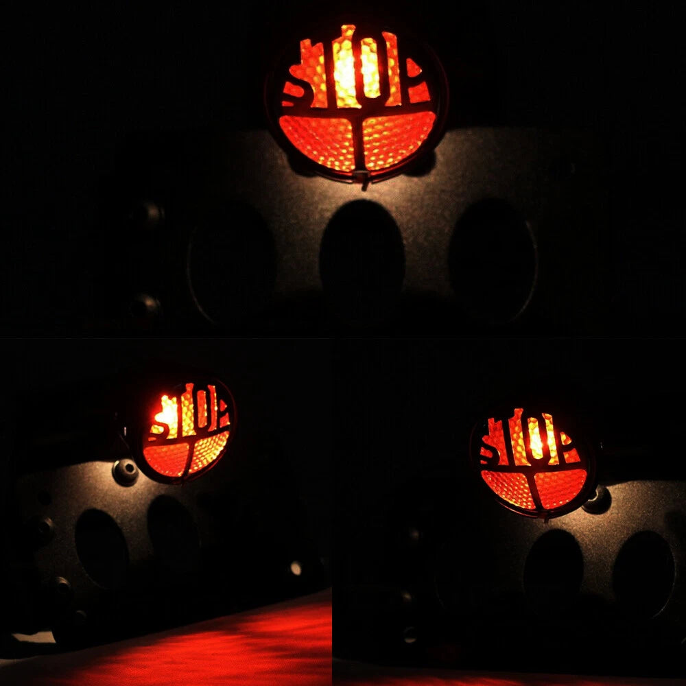 Motorcycle Side Mount License Plate Bracket Tail Light Holder For Harley Chopper