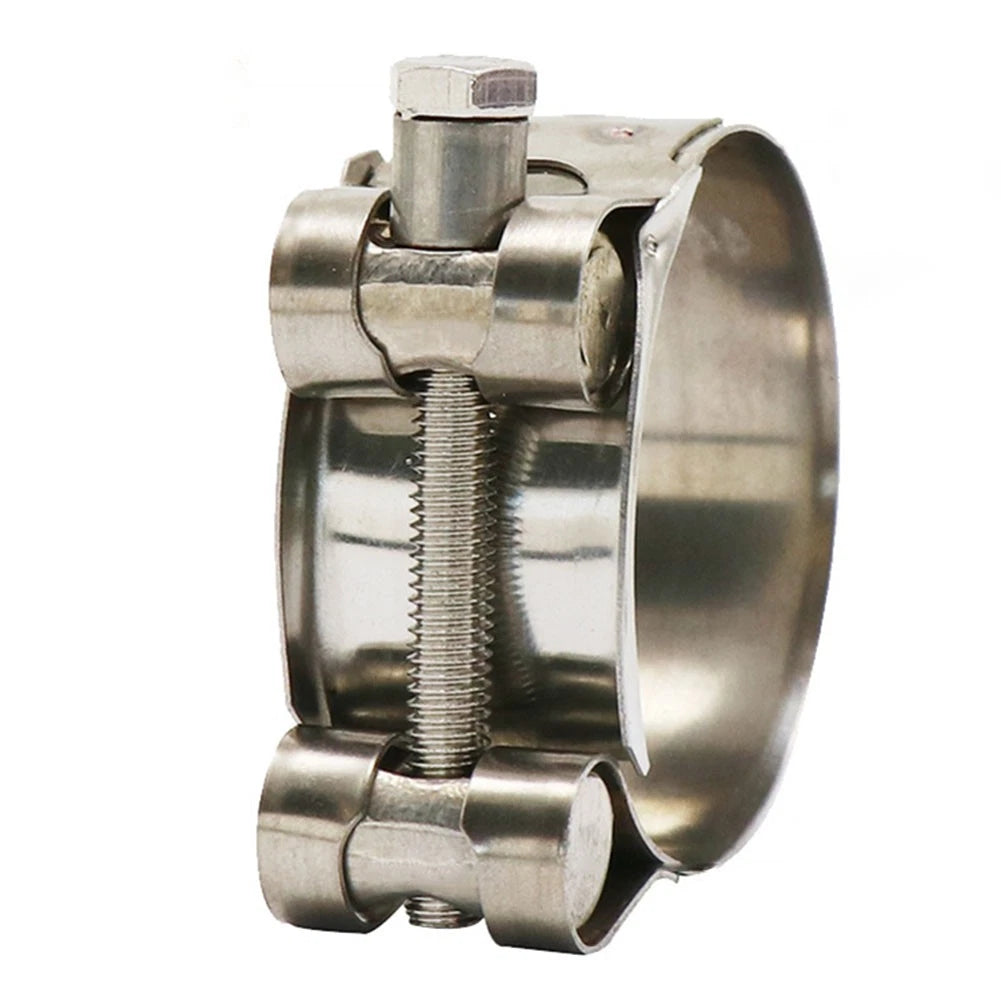 Motorcycle Exhaust Pipe Clamp 26mm-28mm Stainless Steel Muffler Fixed Caliper US