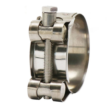 Motorcycle Exhaust Pipe Clamp 26mm-28mm Stainless Steel Muffler Fixed Caliper US
