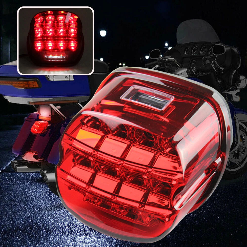 Running LED Brake Tail Light For Harley Tour Street Glide Road King Dyna Softail
