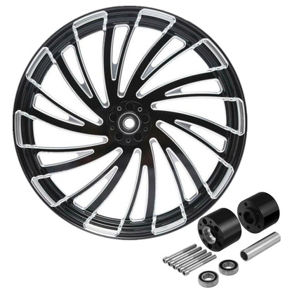26" Front Wheel Rim Dual Disc Hub Fit For Harley Electra Road Glide 97-21
